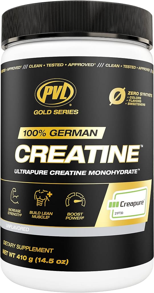 PVL Creapure Creatine - 100% Pure German Creatine monohydrate Powder - 82 Servings - 410 g