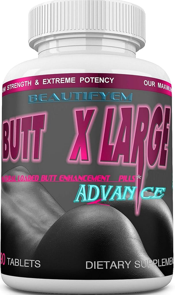 Butt X-Large Advance Butt Enlargement, Booty Enhancement. Butt Enhancer Pills. Fast Curved Bigger Glutes. 90 Tablets (Not a Butt Cream) : Health  Household