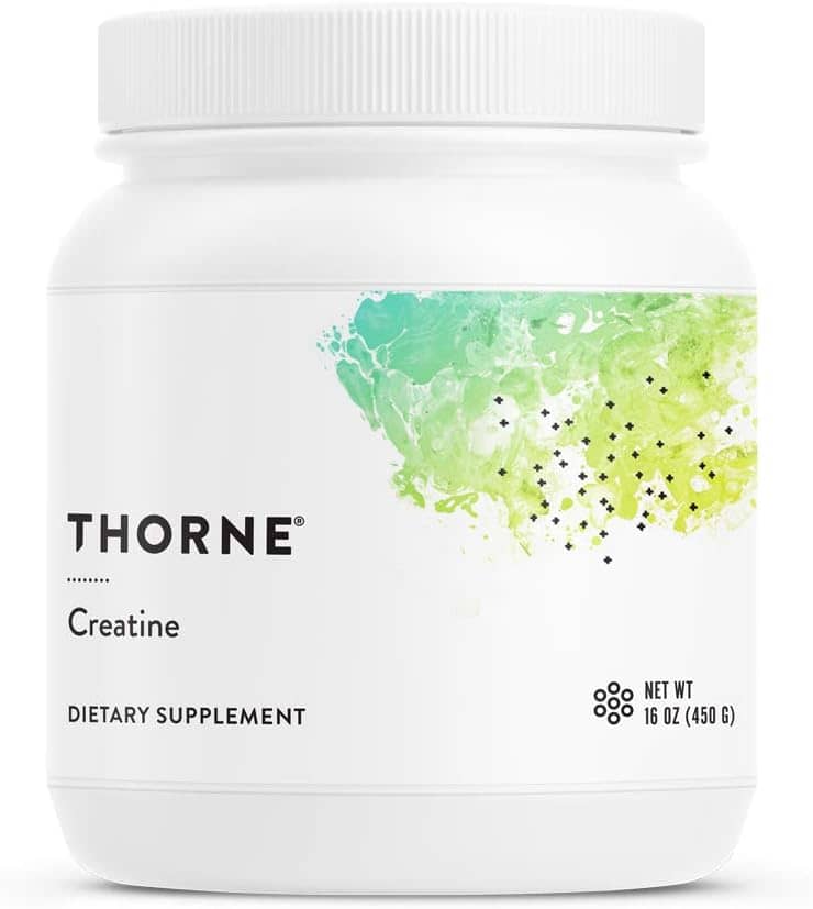 Thorne Creatine - Creatine Monohydrate, Amino Acid Powder - Support Muscles, Cellular Energy and Cognitive Function - Gluten-Free, Keto - NSF Certified for Sport - 16 Oz - 90 Servings : Health Household