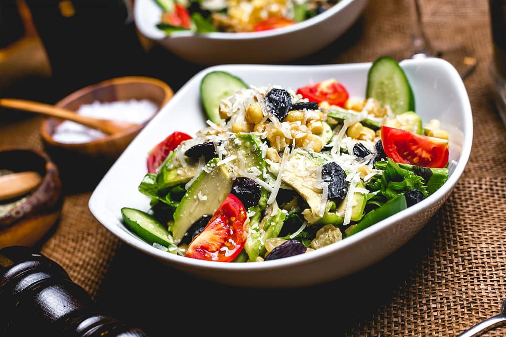 Cucumber Tomato Avocado Salad